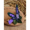 Purple Butterfly Flower Lolita Hairpin