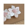 Pink Resin And Ribbon Flower Elegant Lolita Hairpins