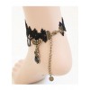 Concise Black Heart Pendant Handmade Girls Lolita Ankle Belt