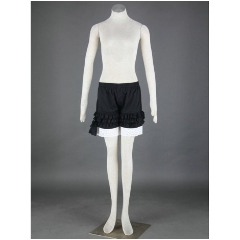 Black Lovely Cotton Lace Lolita Bloomers