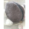 Cute White Cat And Gray Little Raccoon Tail Pearl Chain Sweet Lolita Shoulder Bag