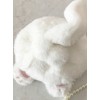 Cute White Cat And Gray Little Raccoon Tail Pearl Chain Sweet Lolita Shoulder Bag