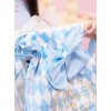 The Alice Tea party Series Blue Bowknot Sweet Lolita Tote Bag