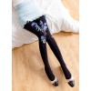 Fashion Blue-and-white Porcelain Series Embroidery Printing Handmade Decals Lolita 120D Pantyhose