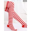 Christmas Classic Zebra Stripes School Lolita Long Stockings