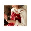 Magic Tea Party Sweet Christmas Series Embroidery Lace Lolita Long Sleeve Shirt