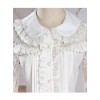 Retro Doll-collar Lace Hollowed Out Classic Lolita Long Sleeve Shirt