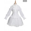 Magic Tea Party Rose Knight Series Classic Lolita White Or Black Long Sleeve Shirt