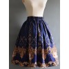Retro Concise Double-sided Printing Classic Lolita Skirt