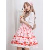 Bowknot Lace Cherry Sauce Sweet Lolita Skirt