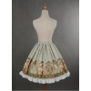 Light Green Custom Size Available  Bowknot At Front Lolita Skirt