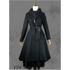 Cold Winter Black Gothic Lolita Womens Woolen Coat