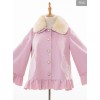 Cute Woolen Fur Collar Classic Lolita Short Coat