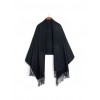 Pure Wool Pure Color Long Dual-use Scarf Shawl