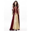Dark Khaki Color Queen Alice Halloween Dress
