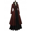 Multicolor Victorian Steampunk Lolita Prom Long Dress And Coat Set
