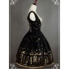 Black Tight Lace Lolita Vest Skirt