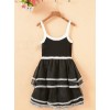 Fashion Contracted Black Bowknot Gothic Lolita Sling Dress