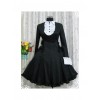 Black Long Sleeves Ruffle Classic Lolita Dress