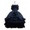 Gorgeous Lace Bind Strap Gothic Lolita Sling Dress