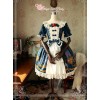 Magic Tea Party Beauty And Beast Series Printing Short Sleeve Sweet Lolita Dress