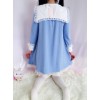 Cute Macarons Color Sweet Lolita Long Sleeve Dress