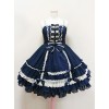 Palace Style Bowknot Lace Classic Lolita Sling Dress
