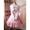 Ruffle Bow Double Breasted Two-pieces Classic Lolita Dress