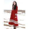 Retro Red Classic Lolita Long Sleeve Dress