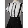 Short Sleeves Cotton Sweet Cosplay Maid Costume