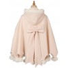 Plush Ball Cute Coat Winter Thickening Plus Velvet Sweet Lolita Cloak