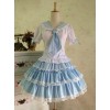 College Style  Sweet Lolita Sailor Shirt And Skirt Set