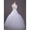 Palace Style Elastic Waist Classic Lolita White Skirt Bracing