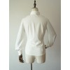 Staff Officer Series Pure Color Standing Collar Classic Lolita Long Sleeve Blouses