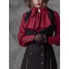Drunk Dream Series Lapel Shirt Gothic Lolita Slim Sheep-leg Sleeves Blouses