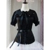 Magic Tea Party Starry Sky Series Star-shaped Collar Chiffon Short Sleeves Classic Lolita Shirt