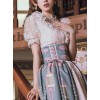 The Poetry Of Roses Series Elegant Lace Daily Short Sleeve Trumpet Sleeves Two Wearing Ways Classic Lolita Shirt