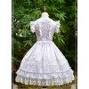 Pure Color Chiffon Lace Classic Lolita Sleeveless Dress