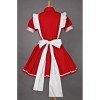 Red Short Sleeves Cute Cosplay Maid Costume