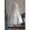 Chiffon White Lolita Skirt Long Sleeves Shirt