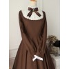 Plaid Chiffon Doll Collar Sweet Lolita Short Sleeve Dress