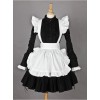 Long Sleeves Lovely Cotton Cosplay Maid Costume