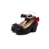 Black Soft Sister Bowknot Princess Cute Cheap Lolita High Heel Shoes