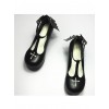 Angelic Imprint T-shaped Straps Gothic Lolita Heels Shoes with Detachable Angel Wings
