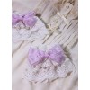 Bead Chain Bowknot Double Layer Rose Lace Lolita Hand Sleeves Multicolor