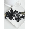 Gothic Black Lace Handmade Lolita Ankle Belt