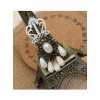 White Lace Pearl Bridal Classic Lolita Earrings