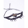 Sexy Black Lace Hollow Out Pendant The Cat Face Half Face Mask