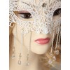 White Lace Elegant Classic Lolita Christmas Mask
