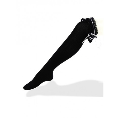 Lovely Black Lace Lolita Stockings